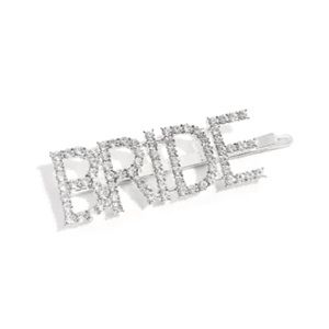 BRIDE Rhinestone Bobby Pin Barrette Hair Accessory